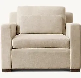 Fauteuil lounge Blaye en tissu, vue 3 sur 6