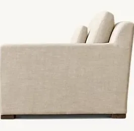 Fauteuil lounge Blaye en tissu, vue 5 sur 6