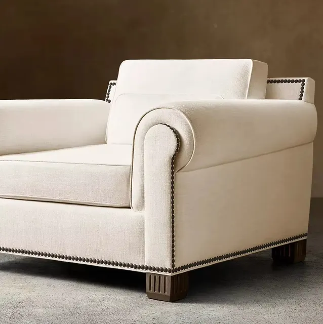 Fauteuil lounge Colmars en tissu — fauteuils