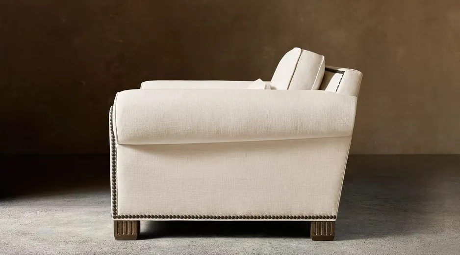 Fauteuil lounge Colmars en tissu, vue 3 sur 4