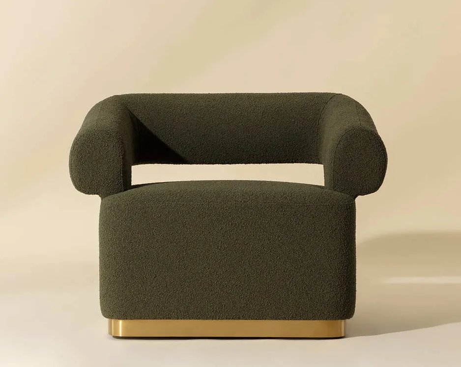 Fauteuil lounge Dinan mid-century, collection fauteuils ELWOOD HOME
