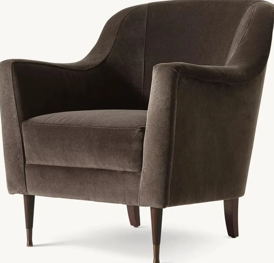 Fauteuil lounge Grignan en tissu, collection fauteuils ELWOOD HOME