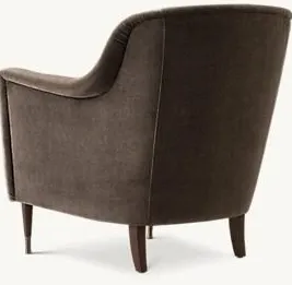 Fauteuil lounge Grignan en tissu, vue 4 sur 5
