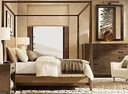 Fauteuil lounge Grignan en tissu, vue 5 sur 5
