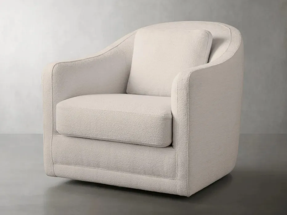 Fauteuil lounge Guérande en velours 1 places, vue 2 sur 5