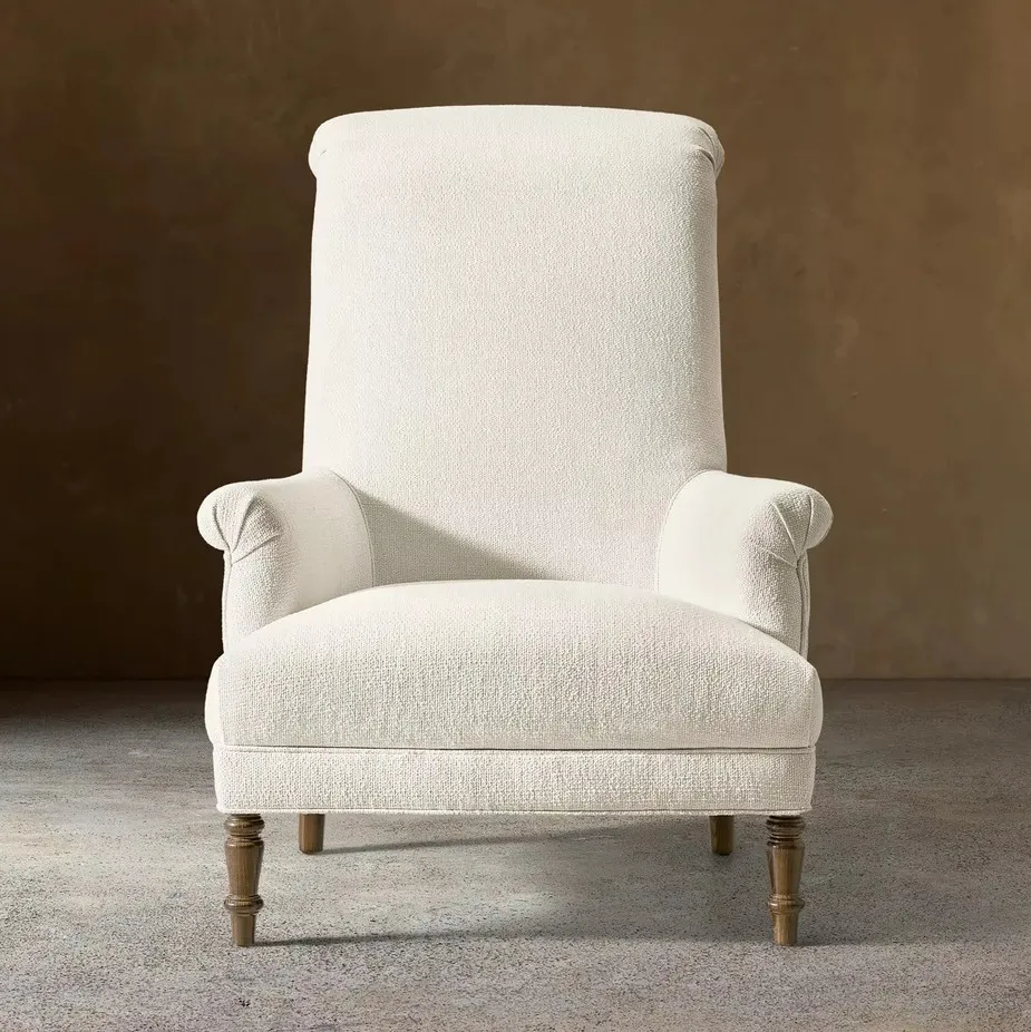 Fauteuil lounge Joyeuse en tissu, collection fauteuils ELWOOD HOME