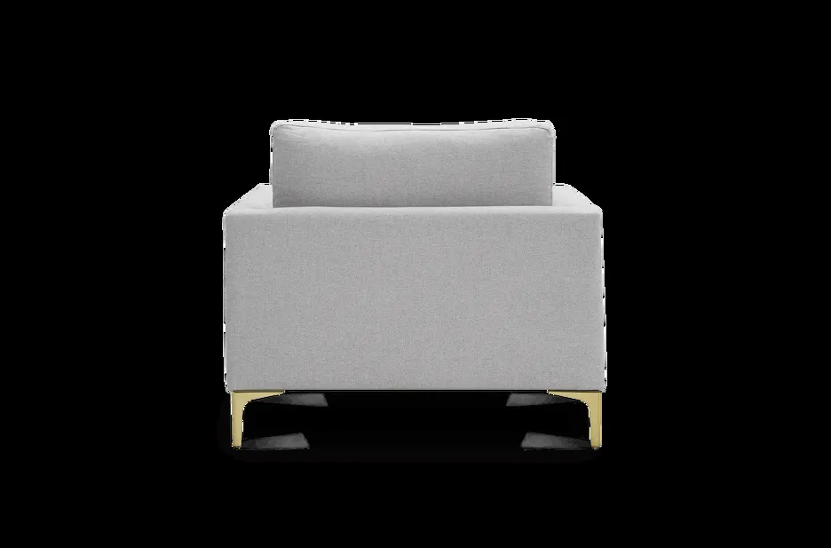 Fauteuil lounge Morteau en tissu, vue 3 sur 5