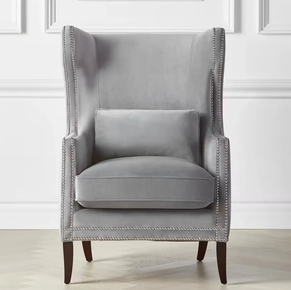 Fauteuil lounge Nernier en tissu, vue 2 sur 4