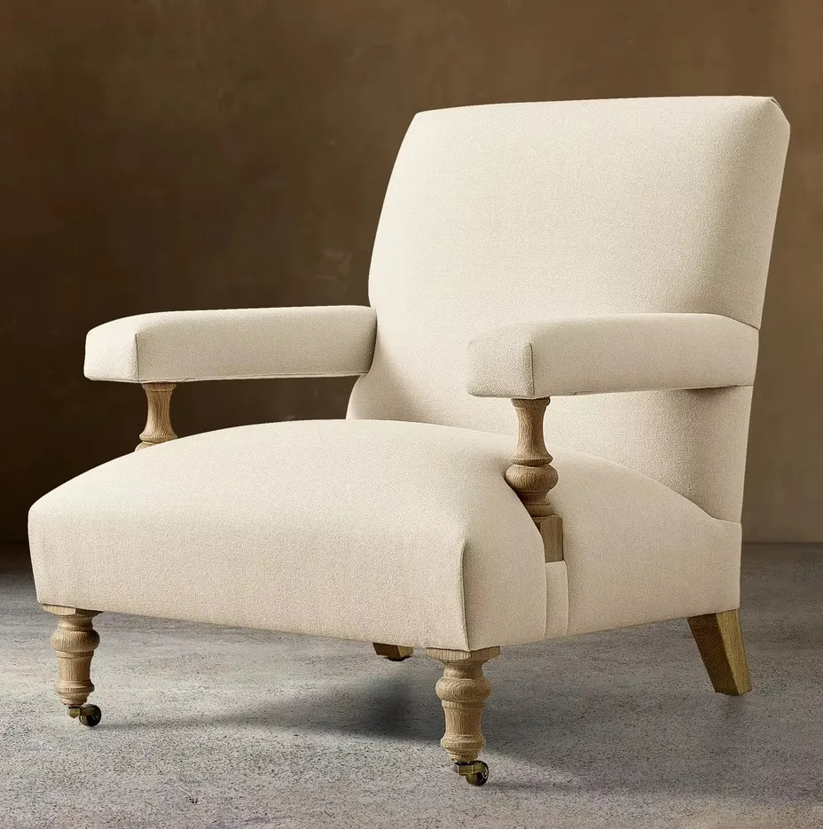 Fauteuil lounge Nyons en tissu, collection fauteuils ELWOOD HOME