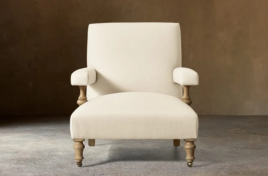 Fauteuil lounge Nyons en tissu, vue 2 sur 5