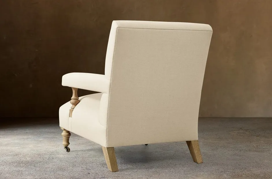 Fauteuil lounge Nyons en tissu, vue 4 sur 5