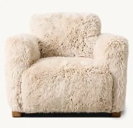 Fauteuil lounge Oloron en tissu, vue 2 sur 5