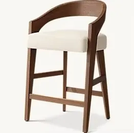 Fauteuil lounge Privas en tissu — fauteuils