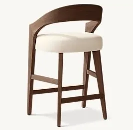 Fauteuil lounge Privas en tissu, vue 4 sur 4