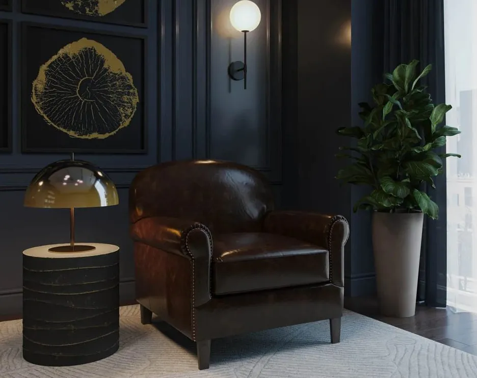 Fauteuil lounge Rochefort, vue 3 sur 6