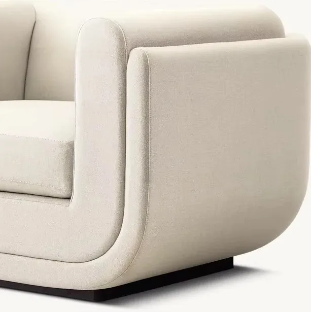 Fauteuil lounge Tournon en tissu, collection fauteuils ELWOOD HOME