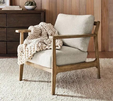 Fauteuil Luchon en chêne noir — fauteuils