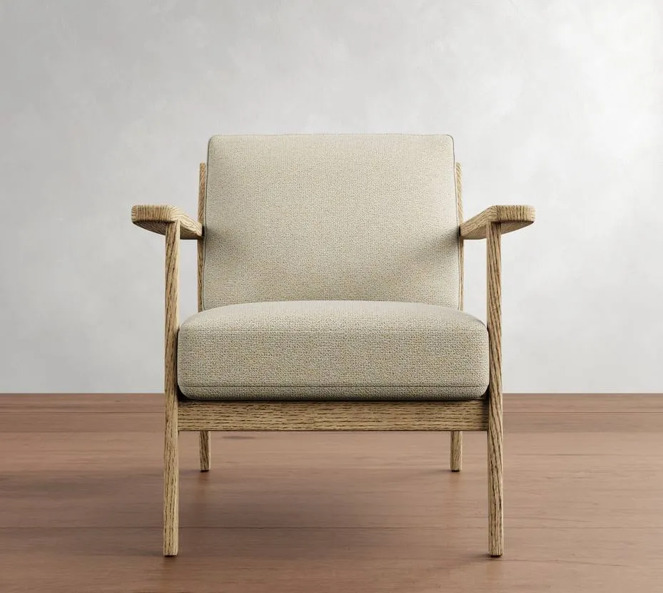 Fauteuil Luchon en chêne noir, vue 6 sur 6