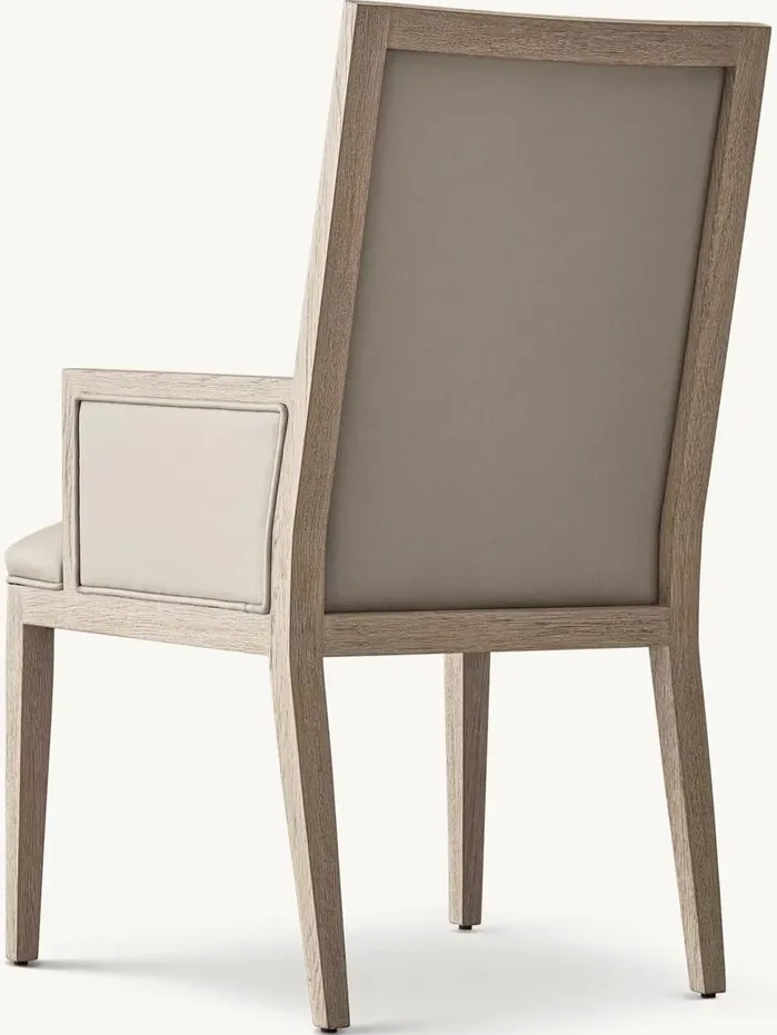 Fauteuil Mende en cuir, vue 2 sur 4