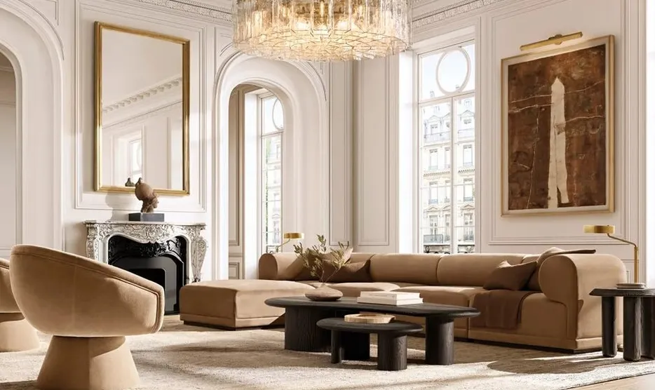 Fauteuil Meyrueis en tissu, vue 5 sur 5