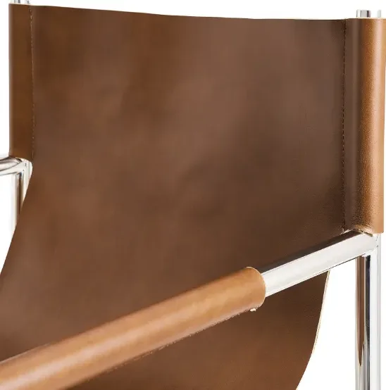Fauteuil Morez en cuir, vue 5 sur 5
