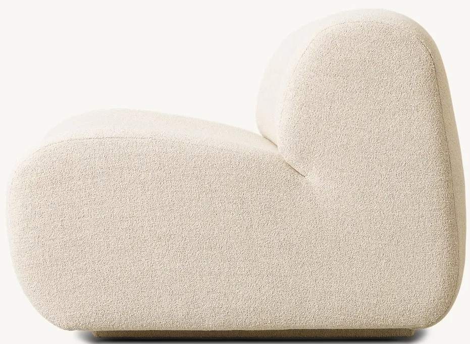 Fauteuil Moustiers en tissu, vue 4 sur 4