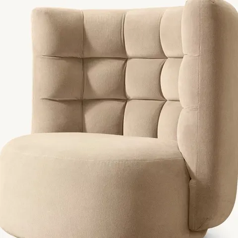 Fauteuil pivotant Bénodet en tissu — fauteuils