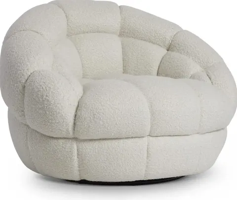 Fauteuil pivotant Lacoste en tissu — fauteuils