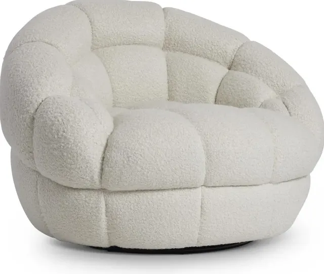 Fauteuil pivotant Lacoste en tissu — fauteuils