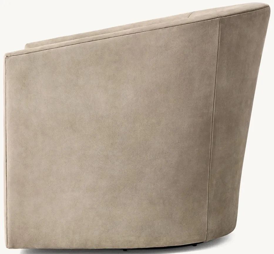 Fauteuil pivotant Limoux en tissu, vue 4 sur 6