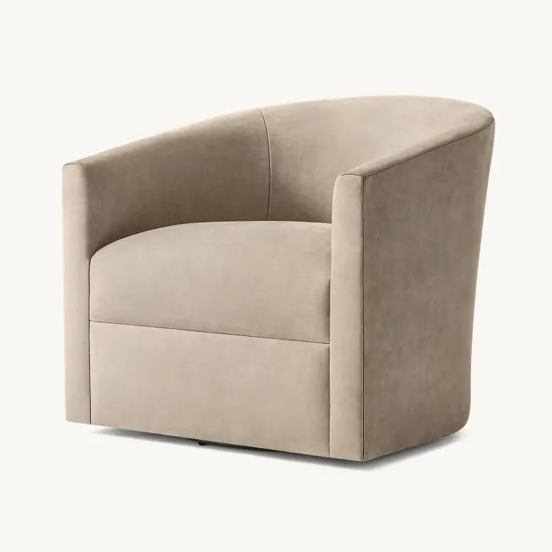 Fauteuil pivotant Limoux en tissu, vue 6 sur 6
