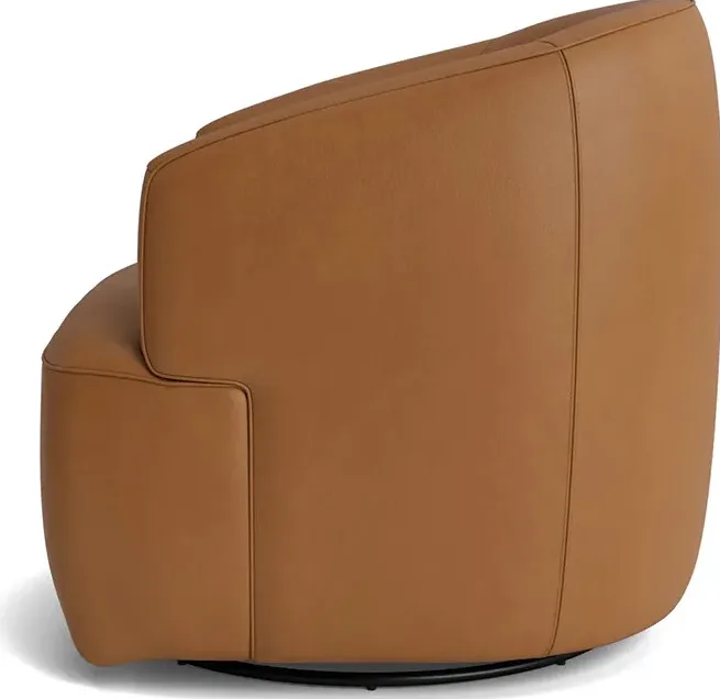 Fauteuil pivotant Ménerbes en tissu, vue 3 sur 5