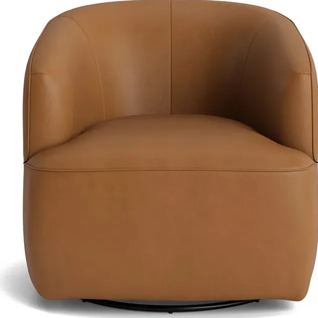 Fauteuil pivotant Ménerbes en tissu, vue 4 sur 5