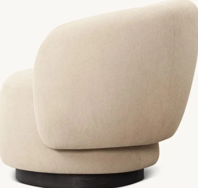 Fauteuil pivotant Menthon classique, vue 3 sur 5