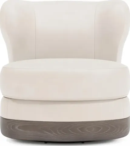 Fauteuil pivotant Sisteron en tissu — fauteuils