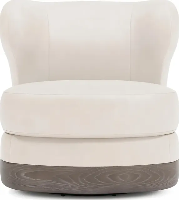 Fauteuil pivotant Sisteron en tissu — fauteuils