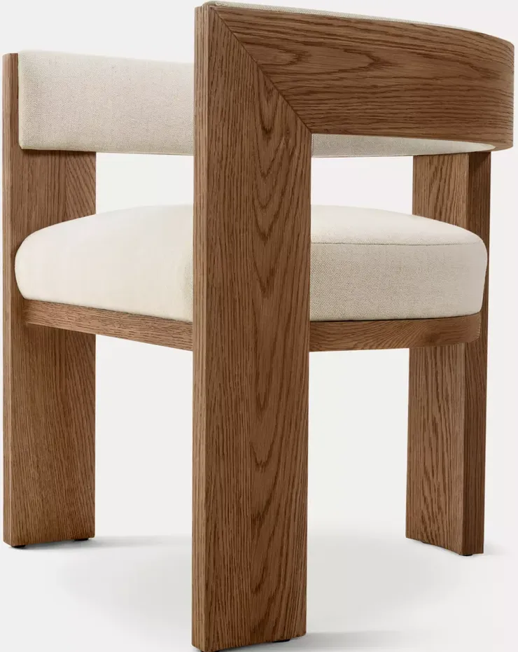 Fauteuil Roussillon en tissu, vue 2 sur 4