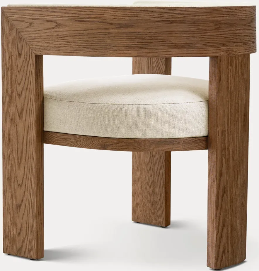 Fauteuil Roussillon en tissu, vue 4 sur 4