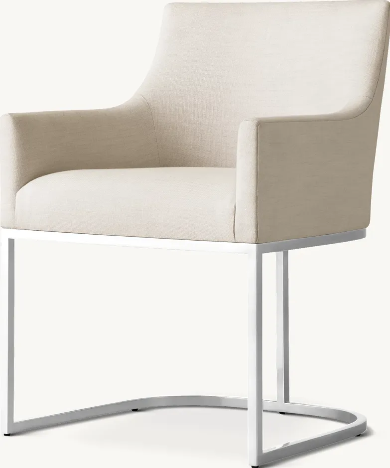 Fauteuil Ruoms en lin crème, collection fauteuils ELWOOD HOME