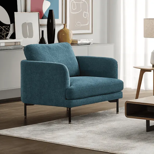 Fauteuil Salins en tissu — fauteuils
