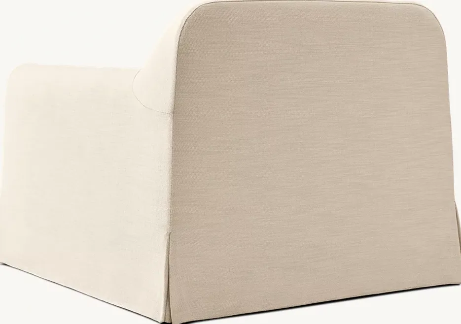 Fauteuil Sauveterre en lin, vue 5 sur 5