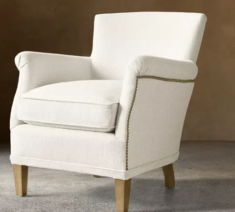 Fauteuil Tende en tissu et chêne blanc — fauteuils