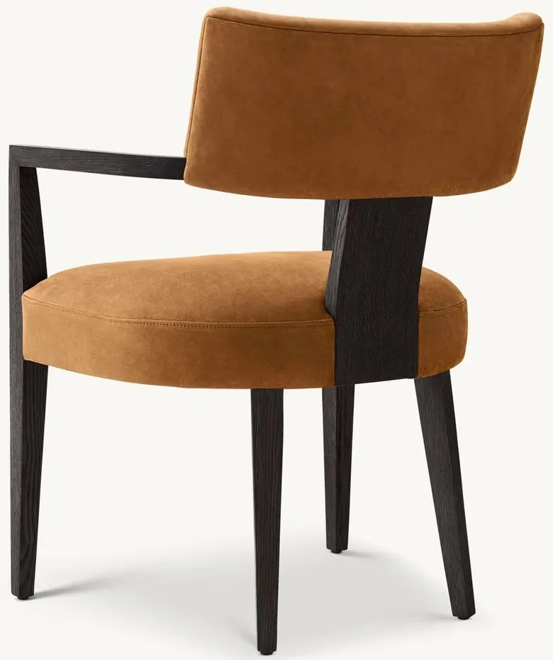 Fauteuil Thônes en placage de chêne, vue 4 sur 4