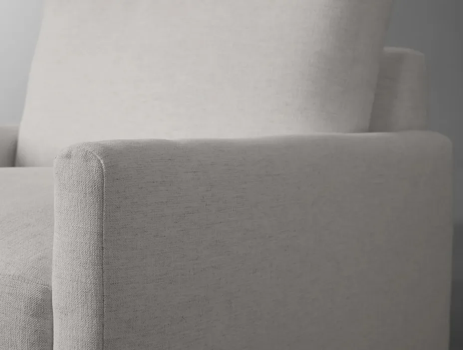 Fauteuil Tournus minimaliste, vue 4 sur 6