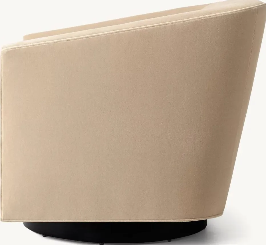 Fauteuil Trémolat en tissu et chêne, vue 3 sur 6