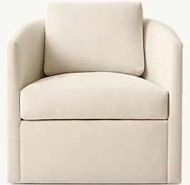 Fauteuil Vogüé en tissu, vue 3 sur 4