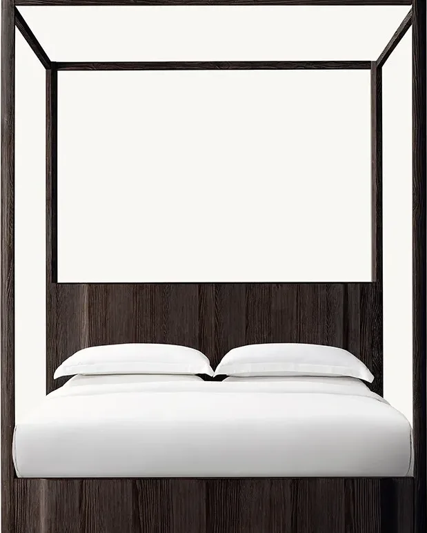 Lit à baldaquin Goult king size mid-century, vue 3 sur 6