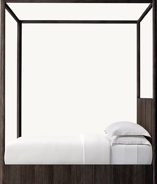 Lit à baldaquin Goult king size mid-century, vue 4 sur 6