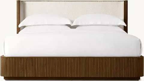 Lit Aigues en chêne king size — lits