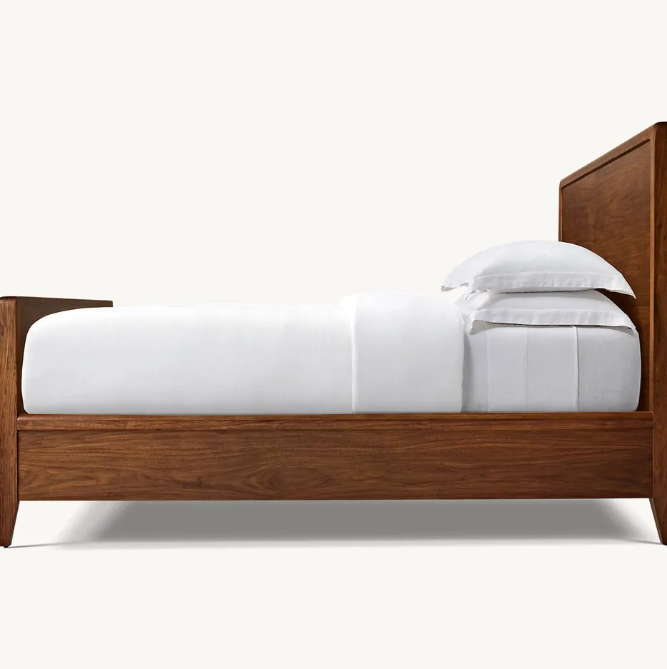 Lit Ainhoa en bois massif king size, vue 4 sur 4